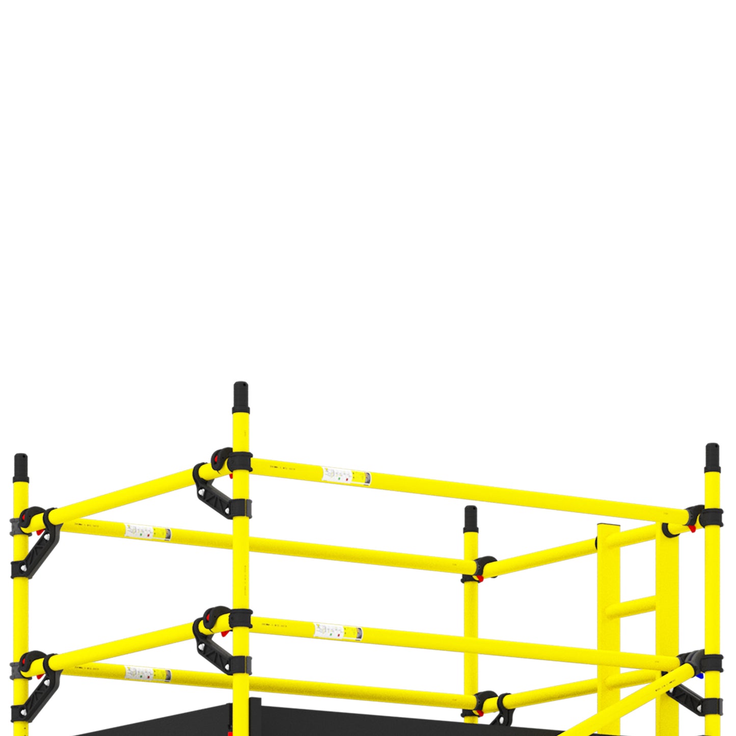 BoSS Zone:1 Fiberglass Scaffolding Tower 3T 1.45m (W) x 1.8m (L) 8.2m Platform Height