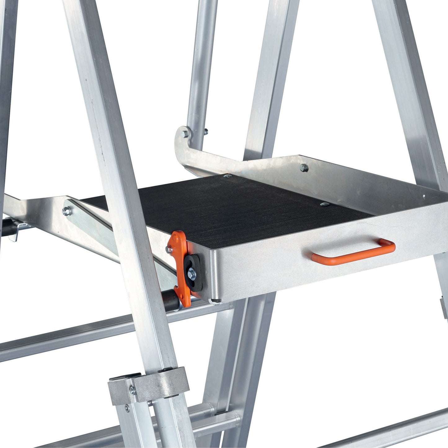 BoSS Teleguard PLUS 12 Rung Telescopic Platform Ladder