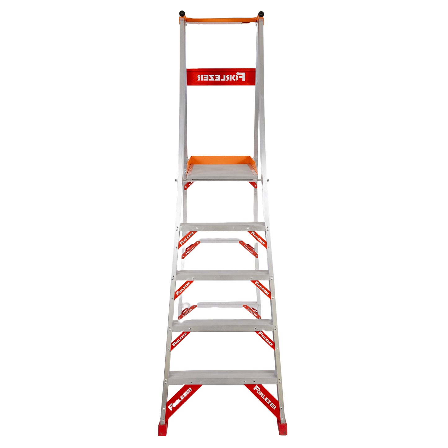 Forlezer Jumbostep Platform Aluminium Step Ladder 5 Tread