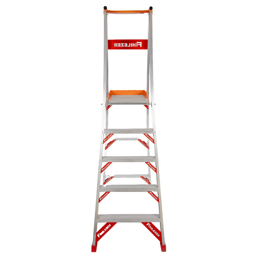 Forlezer Jumbostep Platform Aluminium Step Ladder 5 Tread