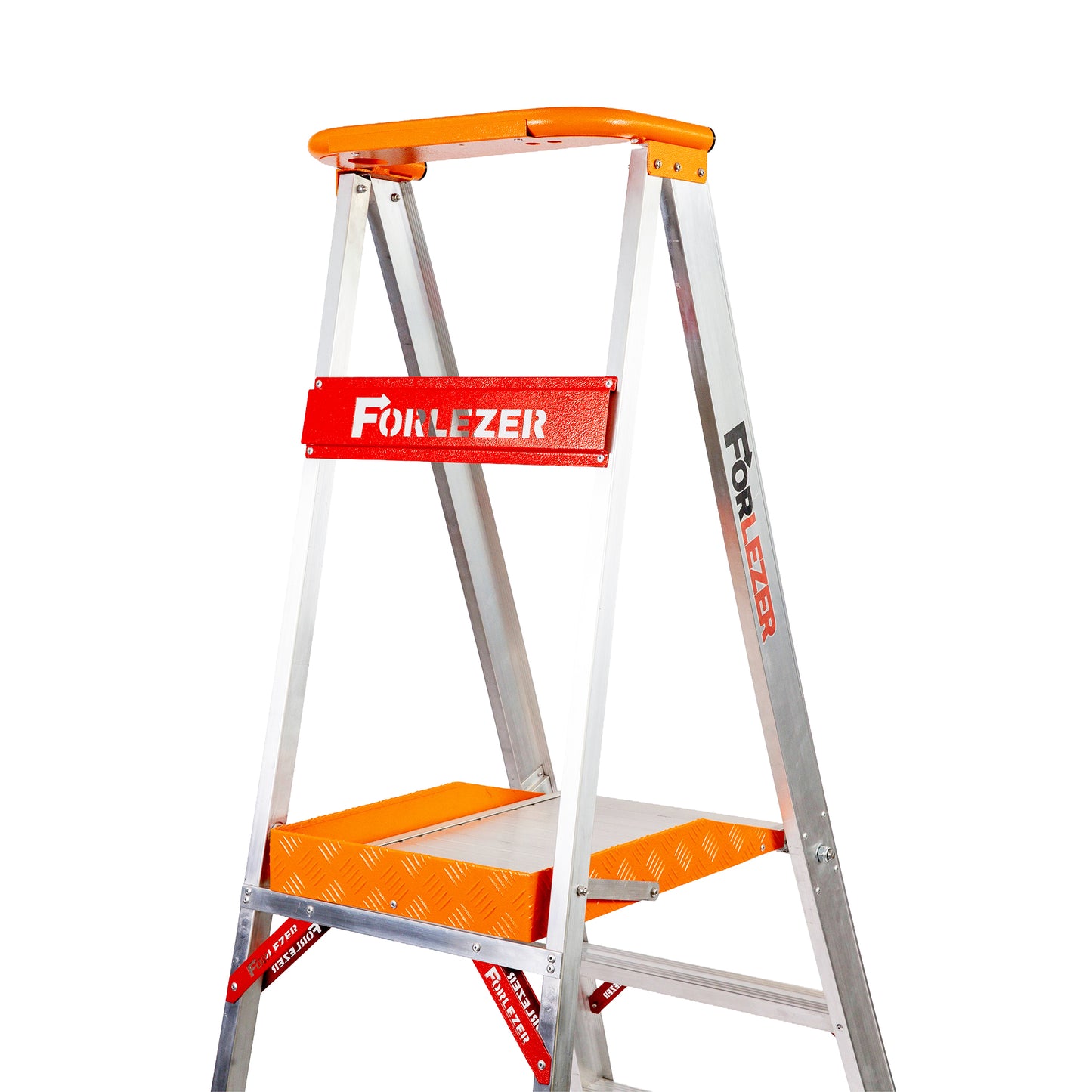 Forlezer Jumbostep Platform Aluminium Step Ladder 5 Tread