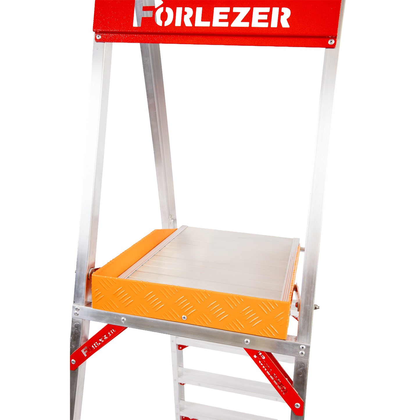 Forlezer Jumbostep Platform Aluminium Step Ladder 5 Tread