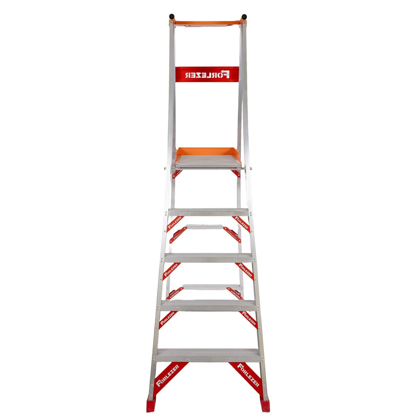 Forlezer Jumbostep Platform Aluminium Step Ladder 5 Tread