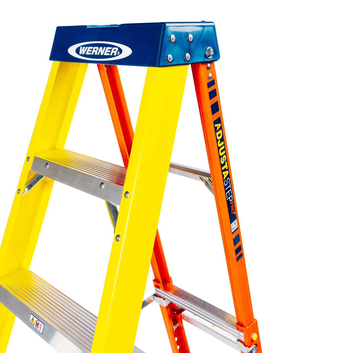 Werner AdjustaStep PRO® Fibreglass Stepladder 8 Tread