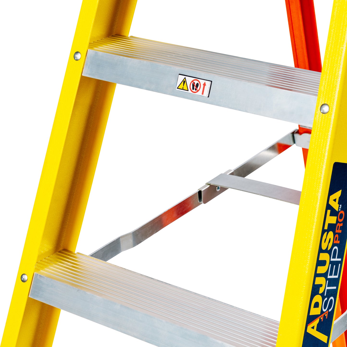 Werner AdjustaStep PRO® Fibreglass Stepladder 8 Tread