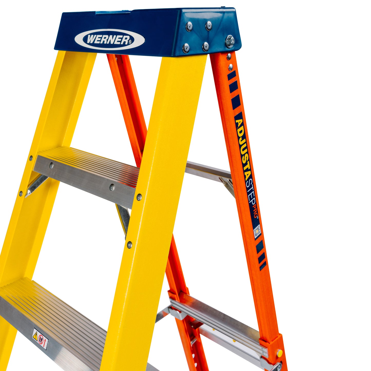 Werner AdjustaStep PRO® Fibreglass Stepladder 6 Tread