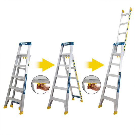Werner LEANSAFE X3 Aluminium Multi-purpose Ladder