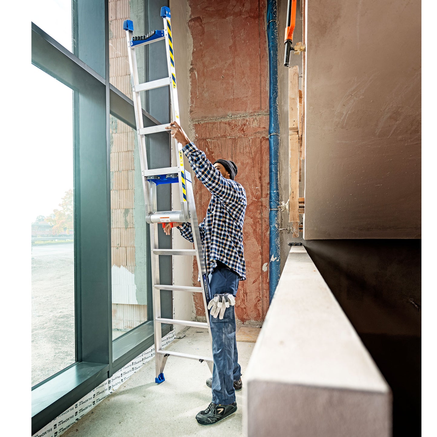 Werner LEANSAFE X3 Aluminium Multi-purpose Ladder
