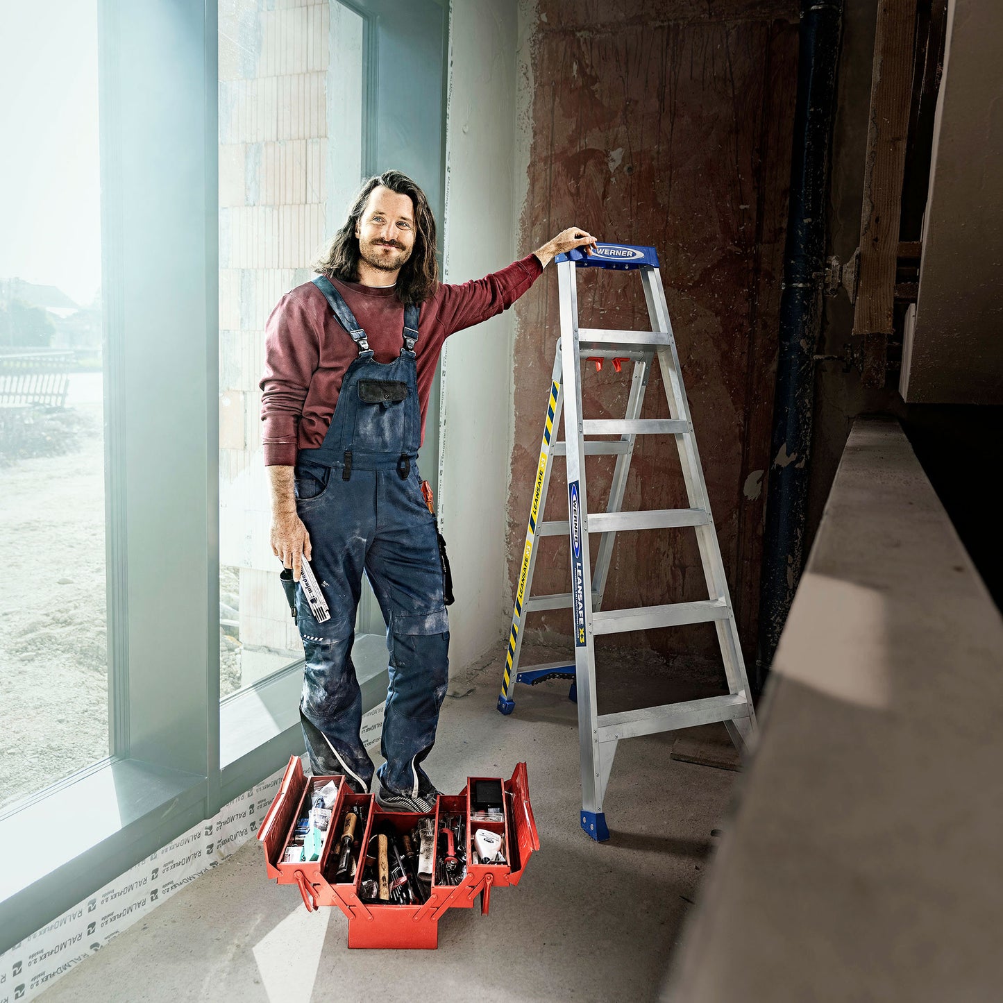 Werner LEANSAFE X3 Aluminium Multi-purpose Ladder