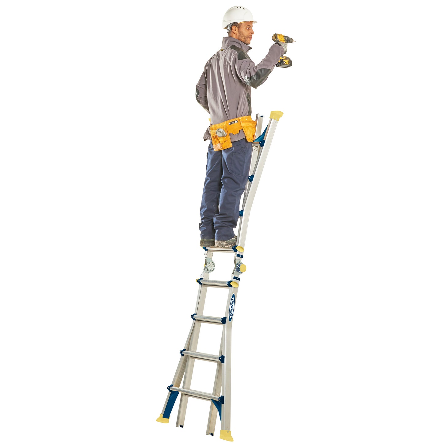 Werner Telescopic Multi-purpose Ladder 4x4
