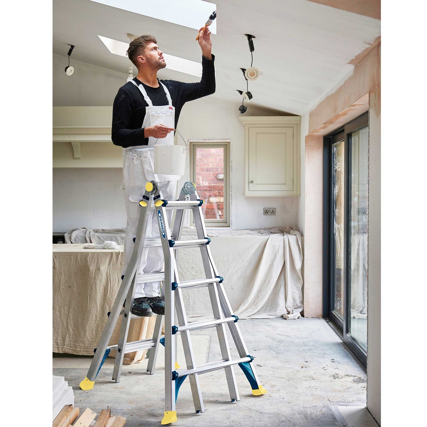 Werner Telescopic Multi-purpose Ladder 4x5