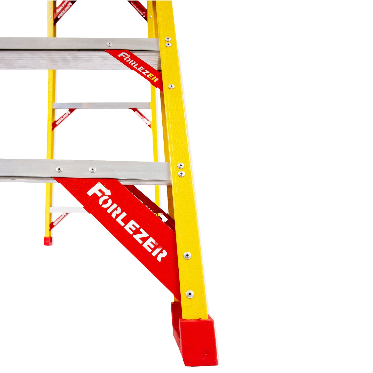 Forlezer Jumbostep Platform Fibreglass Stepladder 5 Tread