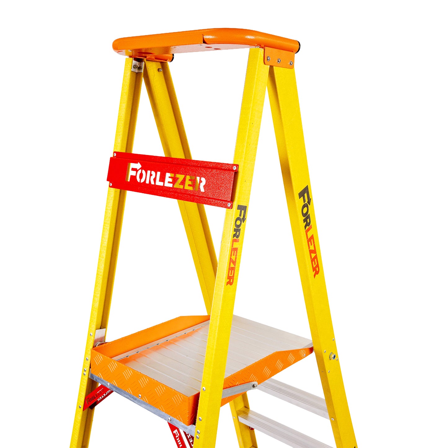 Forlezer Jumbostep Platform Fibreglass Stepladder 5 Tread