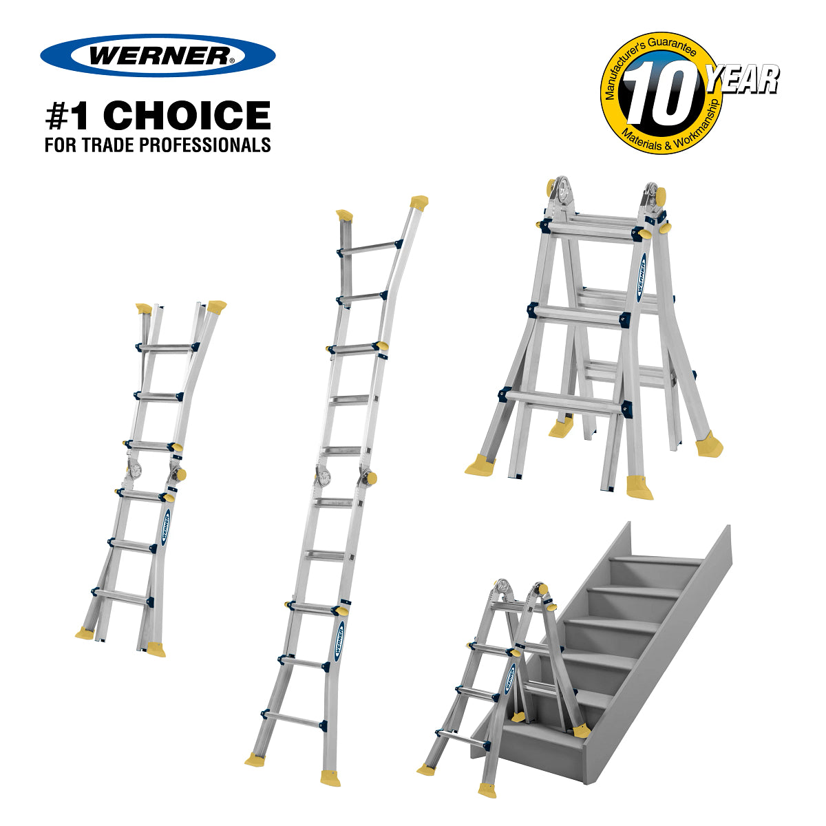 Werner Telescopic Multi-purpose Ladder 4x5