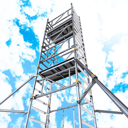 BoSS SOLO700 Aluminium Scaffolding Tower 0.7m (W) x 1.3m (L) 4.2m Platform Height