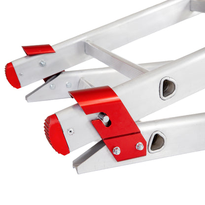 Forlezer 6.0m Aluminium D-Rung Step Extension Ladder