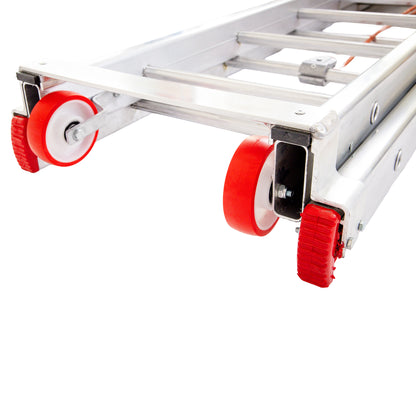 Forlezer 12m Aluminium Round Rung Extension Ladder