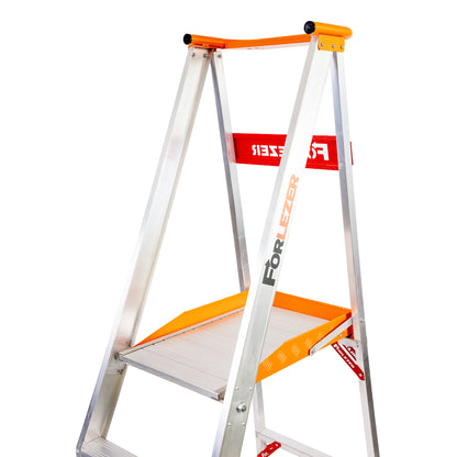 Forlezer Jumbostep Platform Aluminium Step Ladder 5 Tread