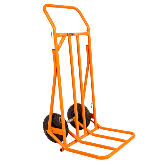 Forlezer™ Steel Folding Nose Trolley 260mm Pneumatic Wheels
