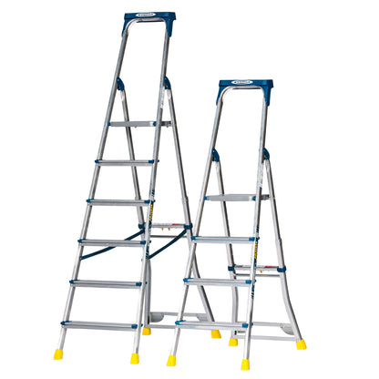 Werner AdjustaStep PRO® Aluminium Stepladder 6 Tread