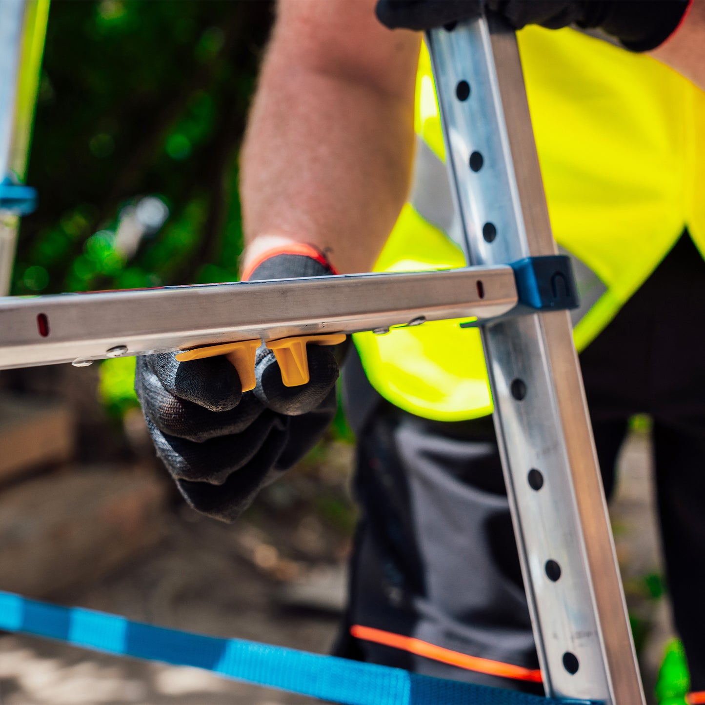 Werner AdjustaStep PRO® Aluminium Stepladder 6 Tread