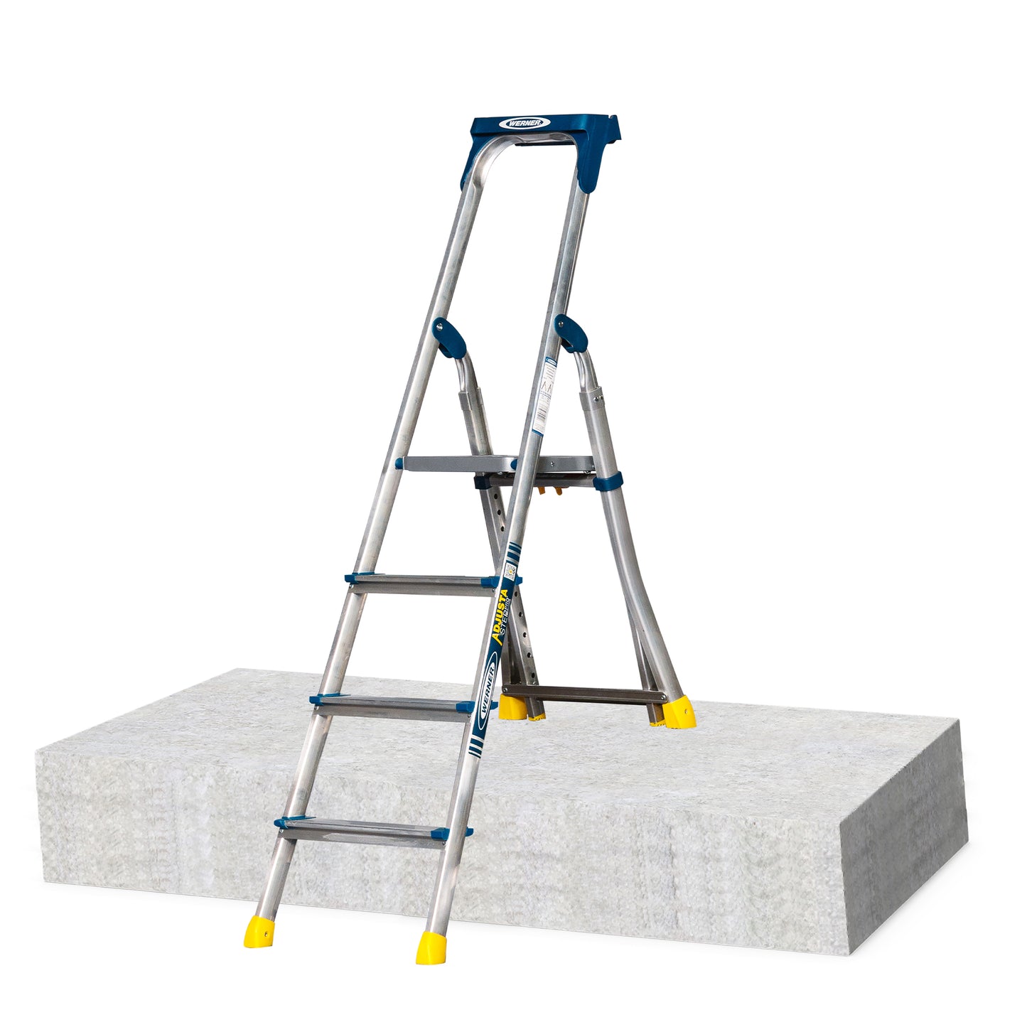 Werner AdjustaStep PRO® Aluminium Stepladder 6 Tread