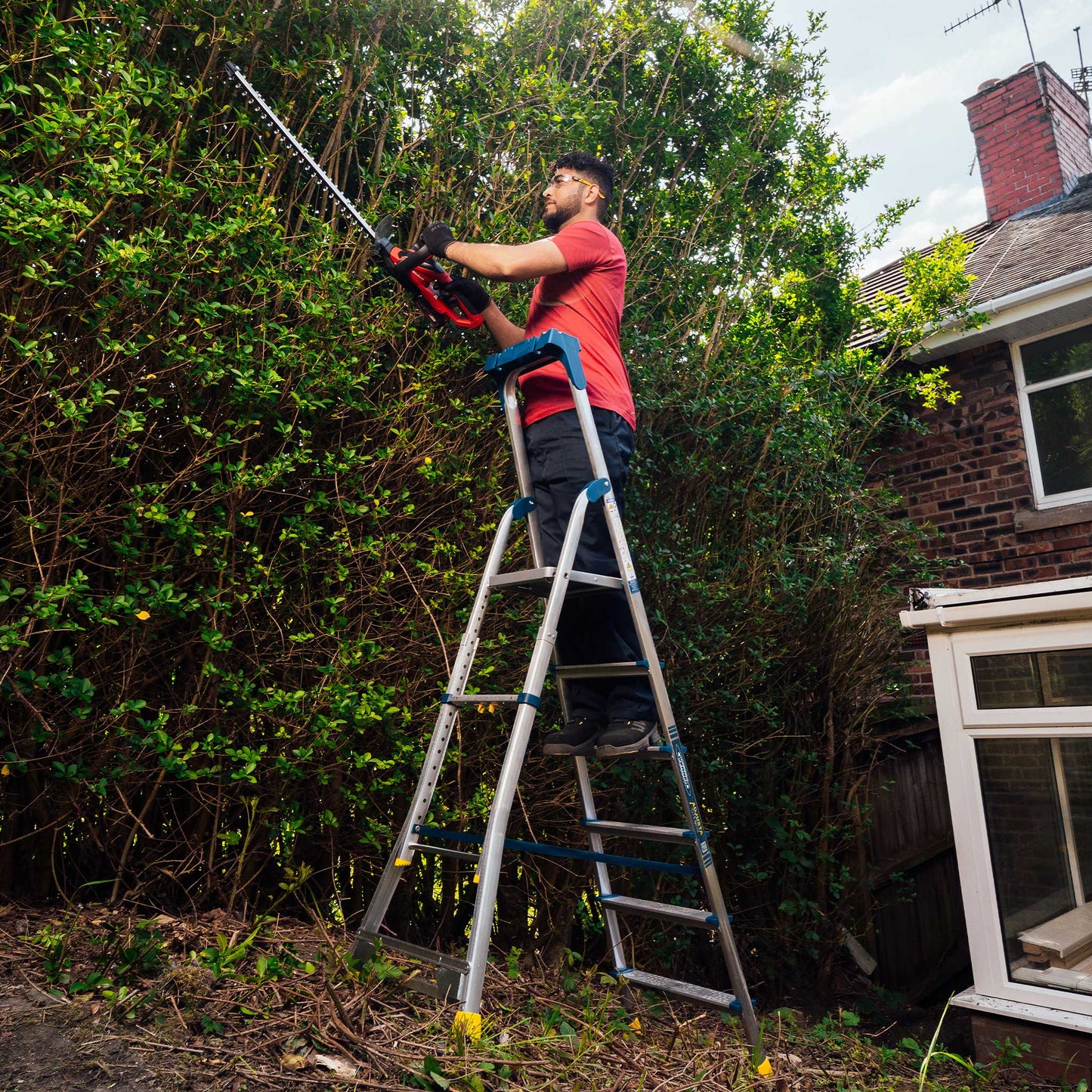 Werner AdjustaStep PRO® Aluminium Stepladder 6 Tread