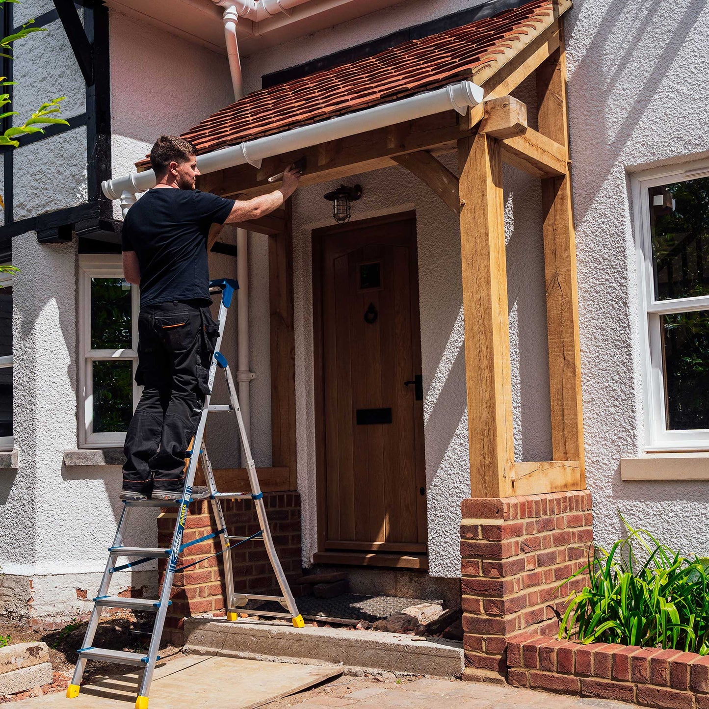 Werner AdjustaStep PRO® Aluminium Stepladder 6 Tread