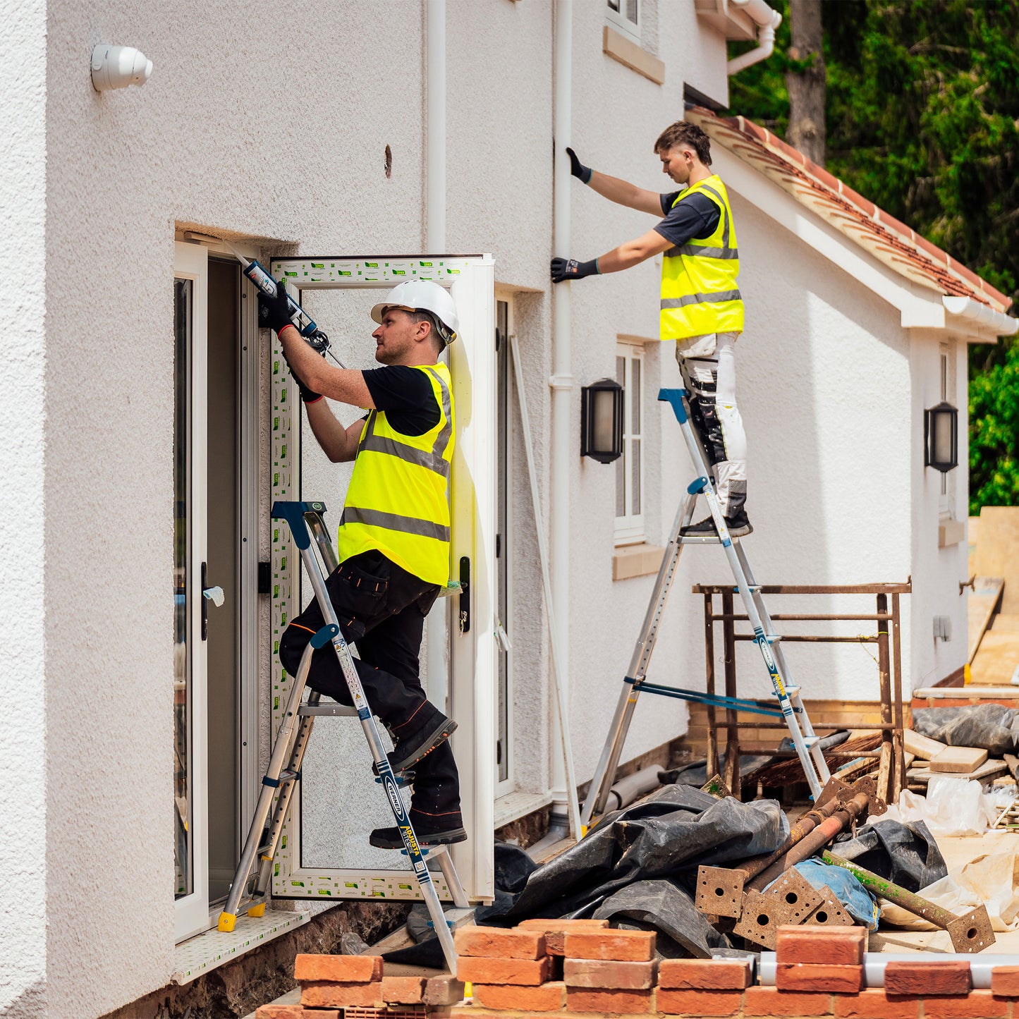 Werner AdjustaStep PRO® Aluminium Stepladder 6 Tread