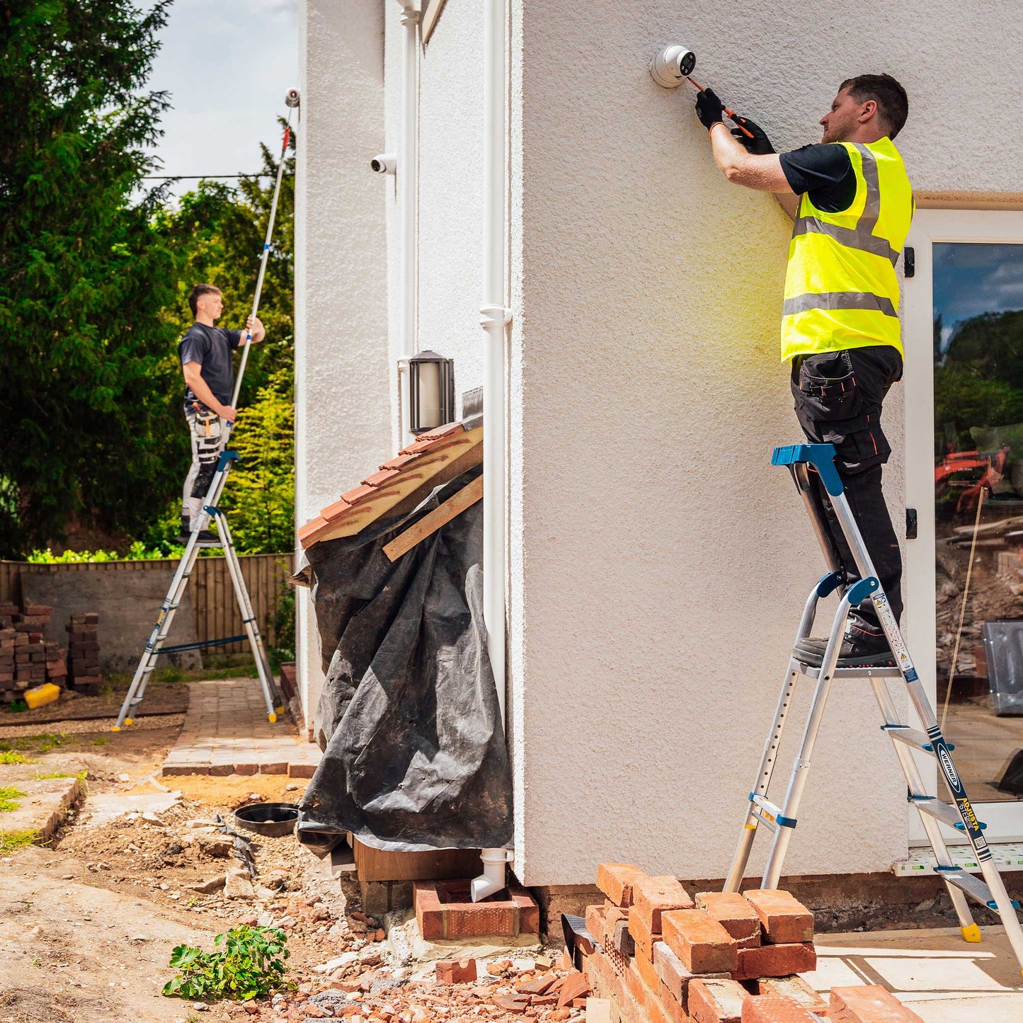 Werner AdjustaStep PRO® Aluminium Stepladder 6 Tread