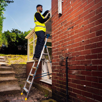 Werner AdjustaStep PRO® Aluminium Stepladder 6 Tread