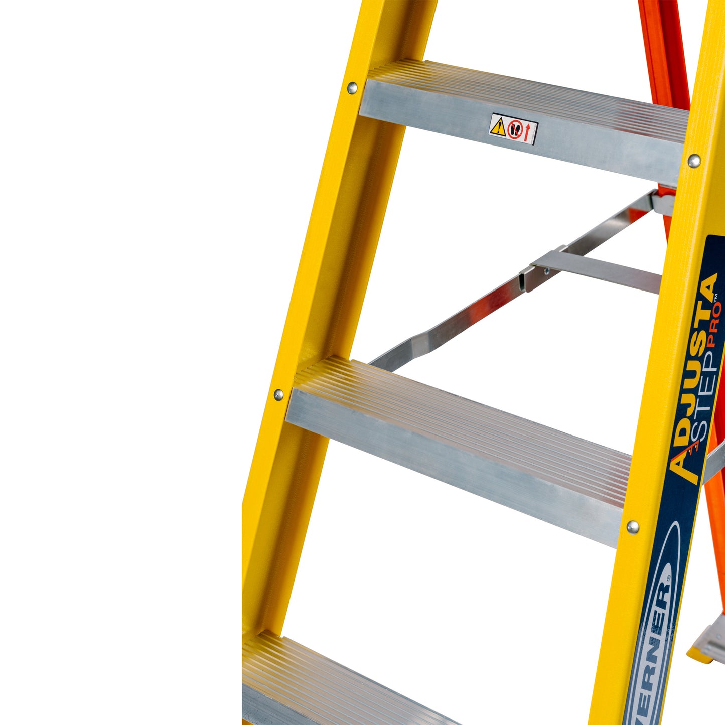 Werner AdjustaStep PRO® Fibreglass Stepladder 6 Tread
