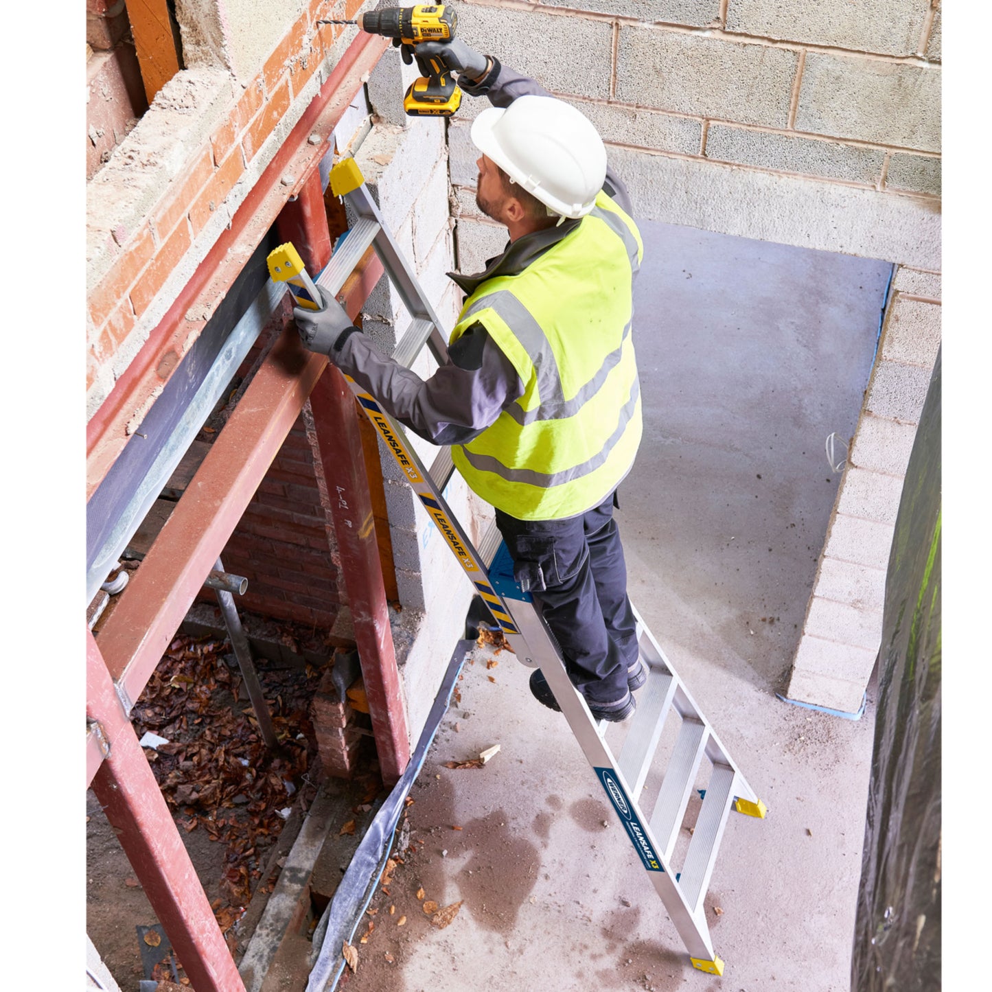 Werner LEANSAFE X3 Aluminium Multi-purpose Ladder