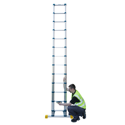 Werner Soft Close Telescopic Extension Ladder - 3.8m