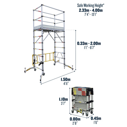 Werner Telescopic Scaffold Tower