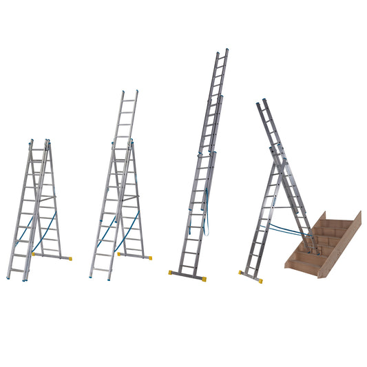 Werner Combination Step ladder Extension ladder PLUS™ X4 2.97m Triple