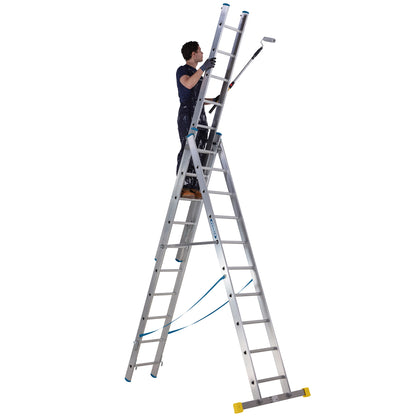 Werner Combination Step ladder Extension ladder PLUS™ X4 2.97m Triple