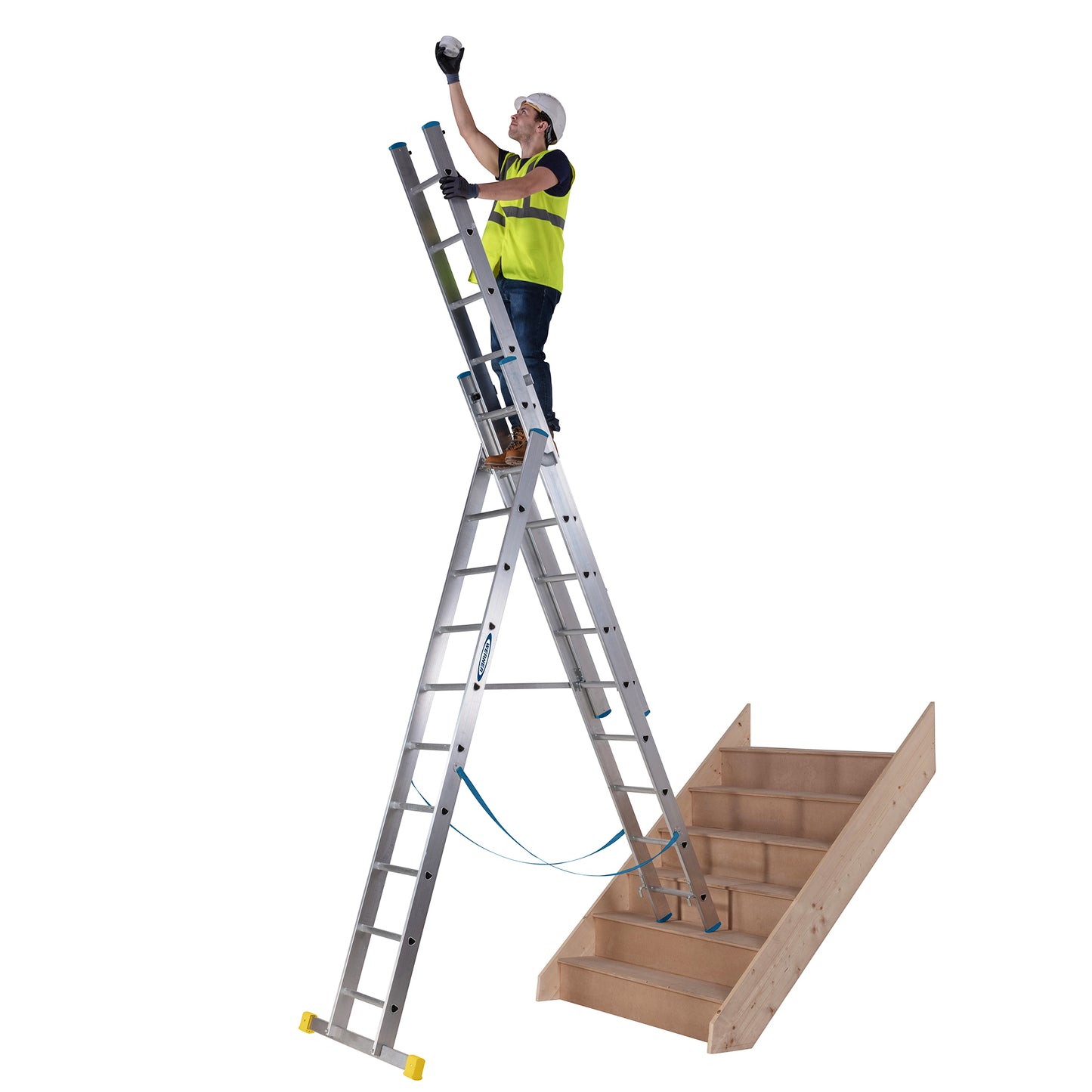 Werner Combination Step ladder Extension ladder PLUS™ X4 2.97m Triple