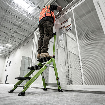 Little Giant Fibreglass Jumbo Safety Step ladder - 3 Tread