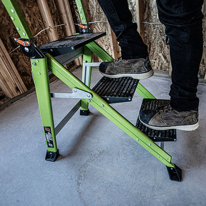 Little Giant Fibreglass Jumbo Safety Step ladder - 3 Tread