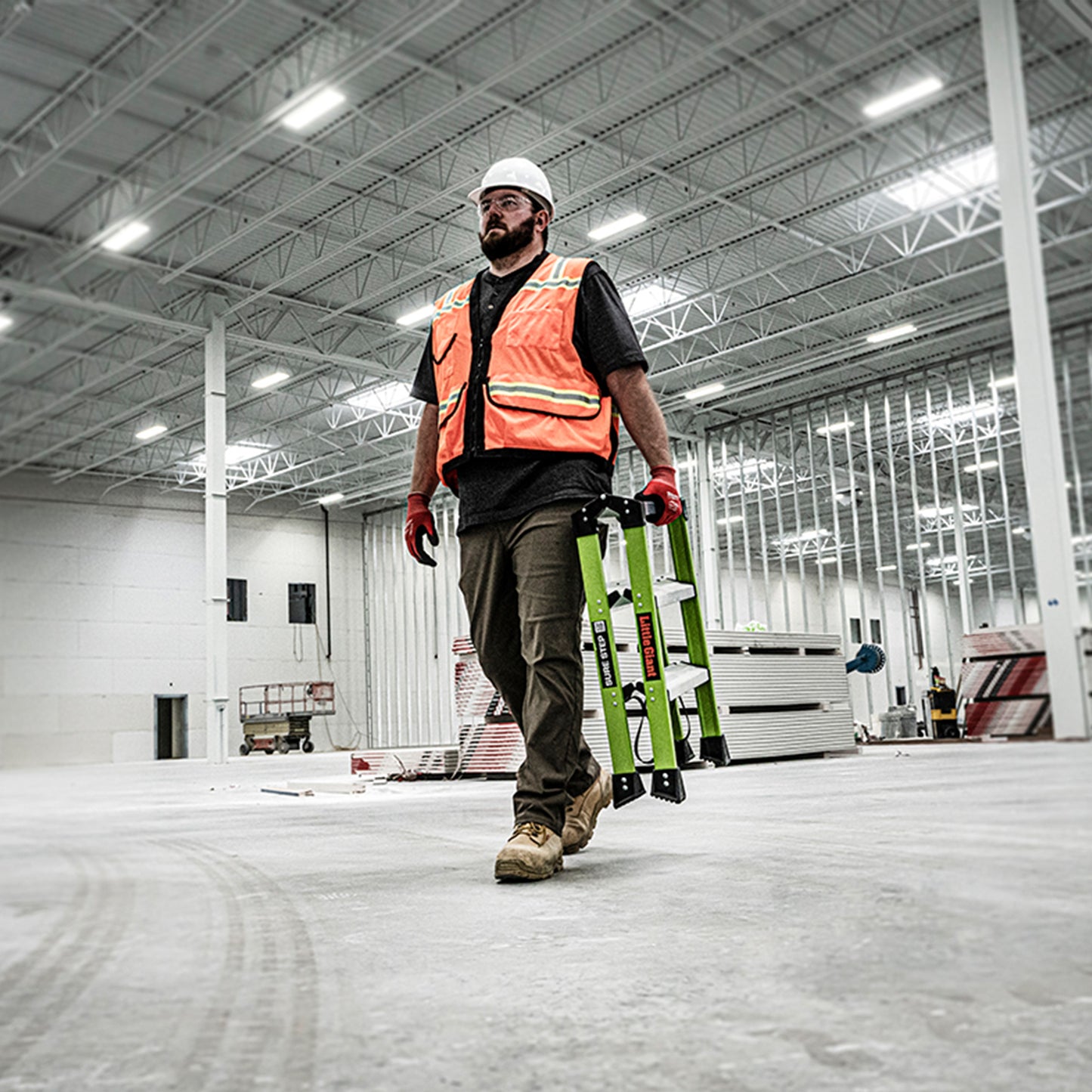 Little Giant Fibreglass Sure Step Ladder - 0.66 m Platform Height