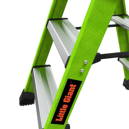 Little Giant Fibreglass Sure Step Ladder - 0.66 m Platform Height