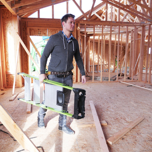 Little Giant Mighty Lite Fibreglass Platform Stepladder - 3 Tread