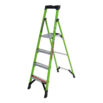 Little Giant Mighty Lite Fibreglass Platform Stepladder - 4 Tread