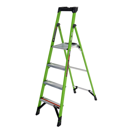 Little Giant Mighty Lite Fibreglass Platform Stepladder - 4 Tread