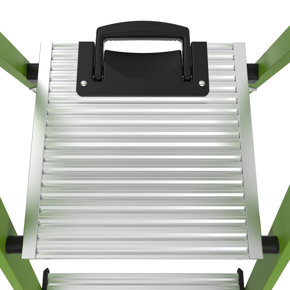 Little Giant Mighty Lite Fibreglass Platform Stepladder With Ground Cue - 6 Tread