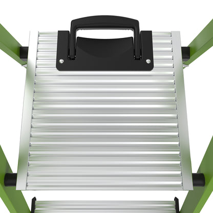 Little Giant Mighty Lite Fibreglass Platform Stepladder With Ground Cue - 6 Tread