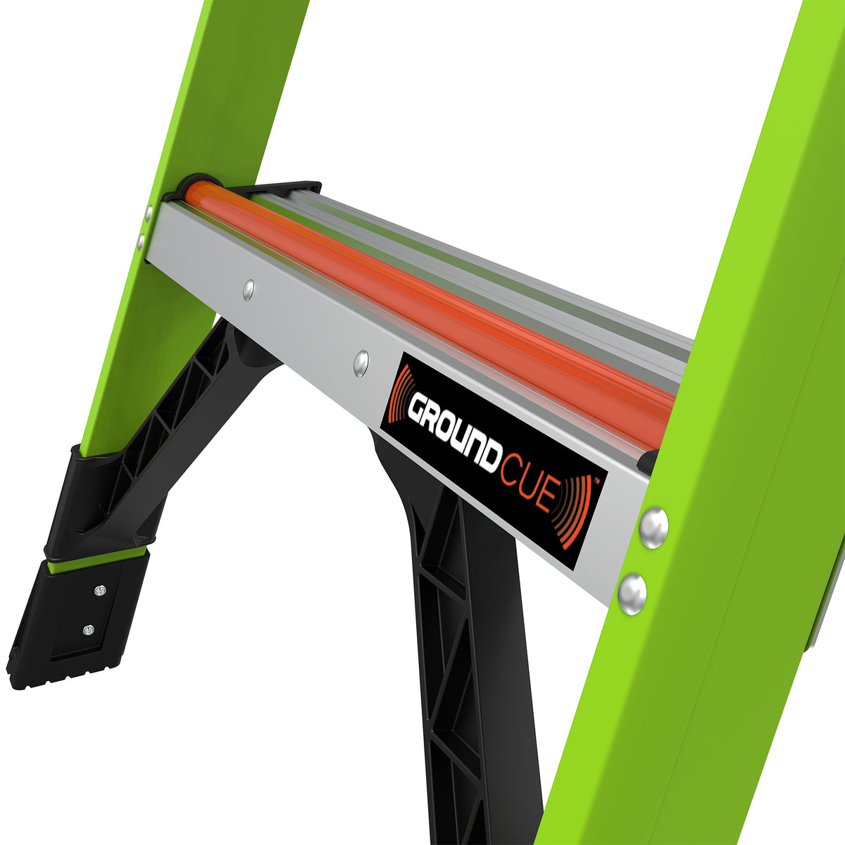 Little Giant Mighty Lite Fibreglass Platform Stepladder With Ground Cue - 6 Tread