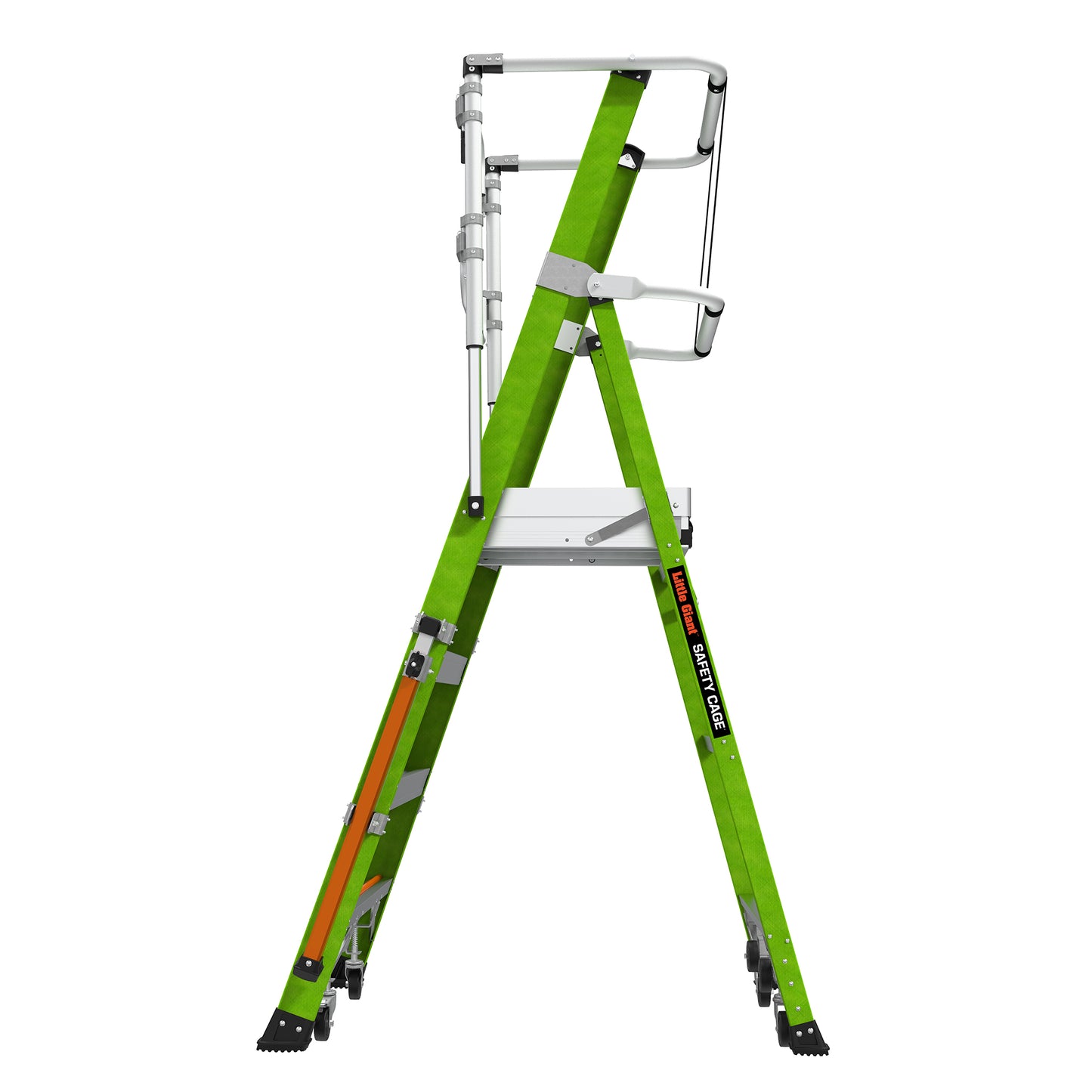 Little Giant Safety Cage Podium 2.0 - 4 Tread Mobile Work Platform