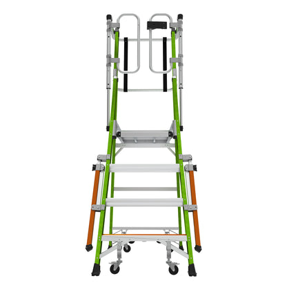 Little Giant Safety Cage Podium 2.0 - 4 Tread Mobile Work Platform